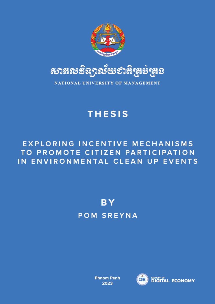 Exploring incentive mechanisms to promote citizen participation in environmental clean up events