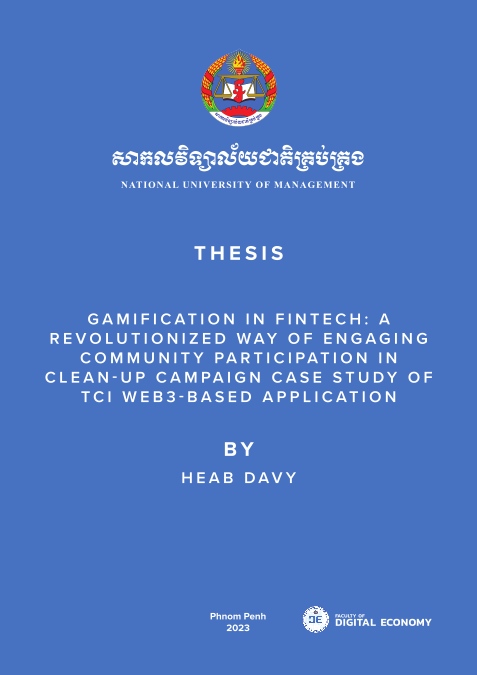 Gamification in Fintech : A revolutionize way of engaging community participation in clean-up campaign case study of TCI WEB3-BASE application