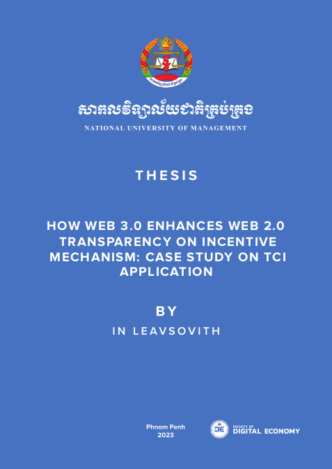 How WEB 3.0 enhances WEB 2.0 transparency on incentive mechanism : case study on TCI application 